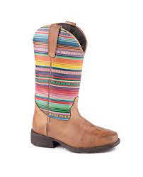 KIDS TODDLER CORA TAN/ SERAPE LEATHER