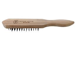 Bull Wire Brush with Stiff Steel Bristles
