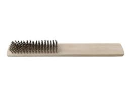 Bronc Rosin Brush with Mild Steel Bristles