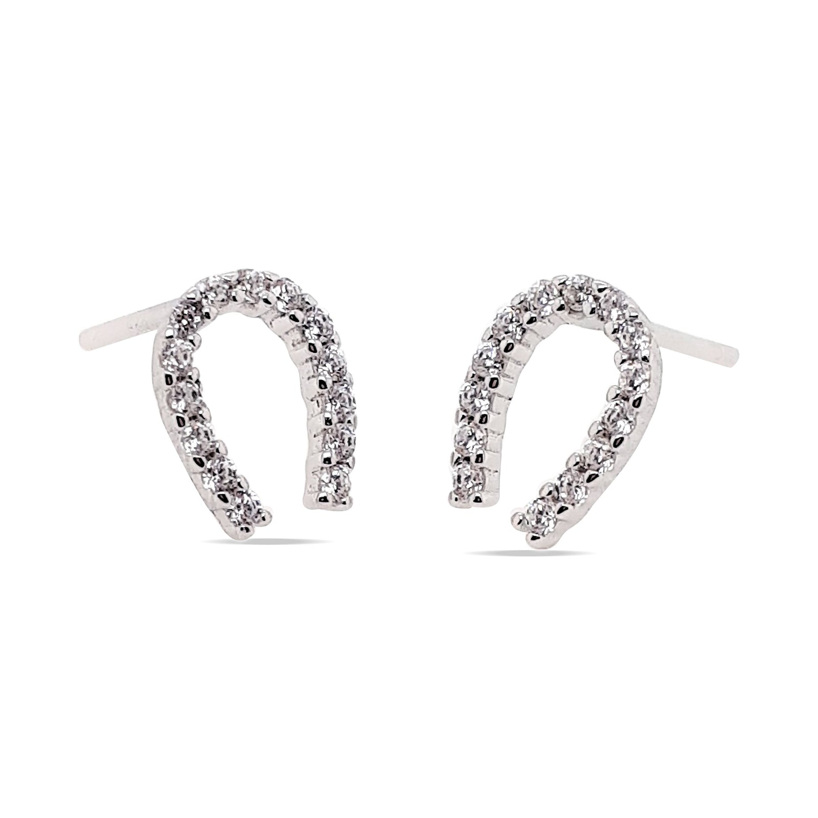 Mountain Creek Jewellery - Earrings S/S CZ Horse Shoes