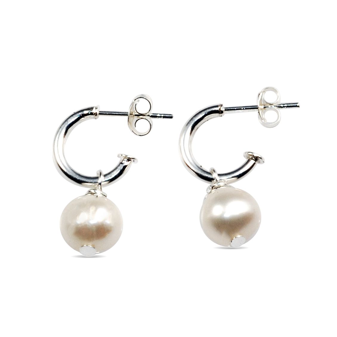 Huggies Pearl Earrings