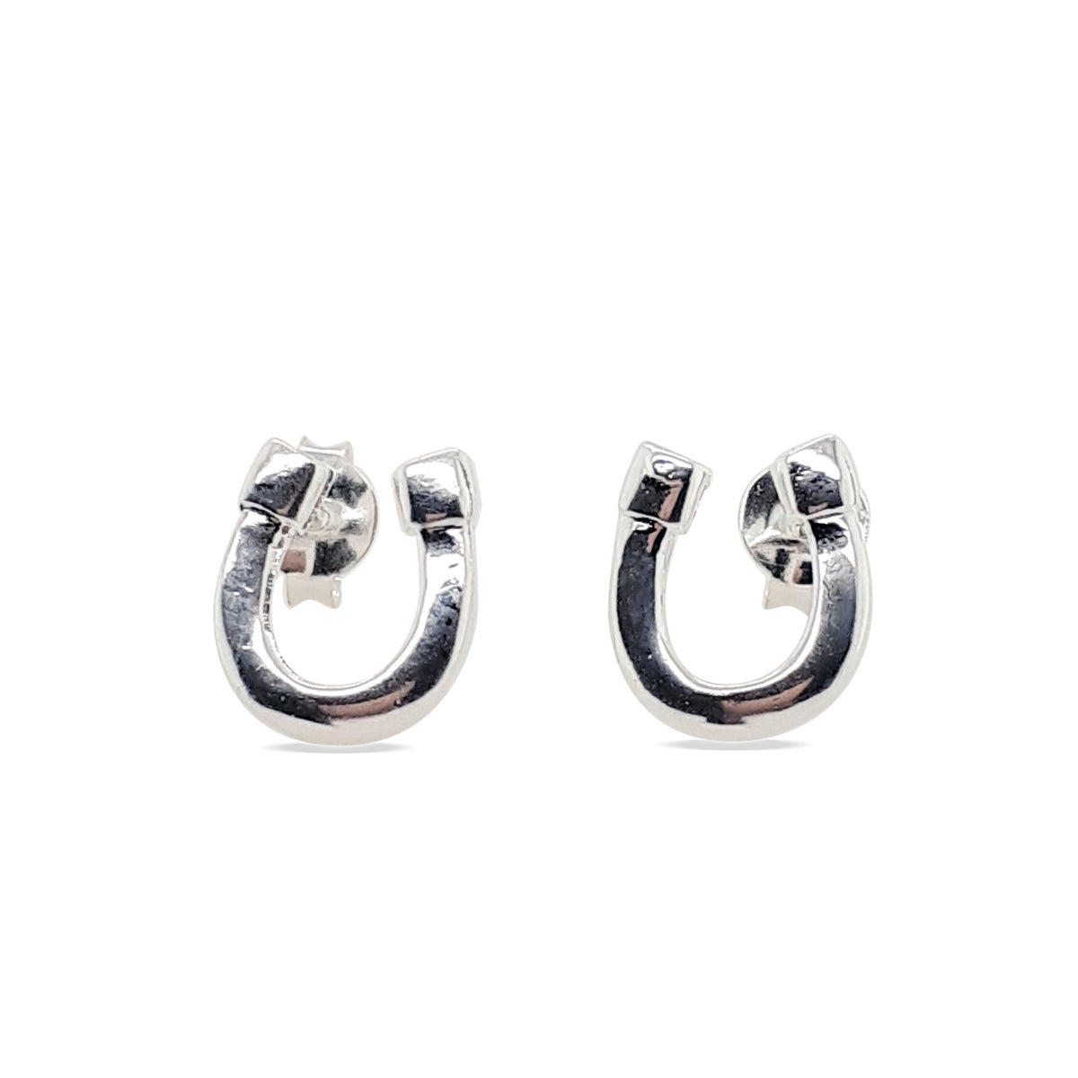 Mountain Creek Jewellery - Earrings S/S Upright Horse Shoes