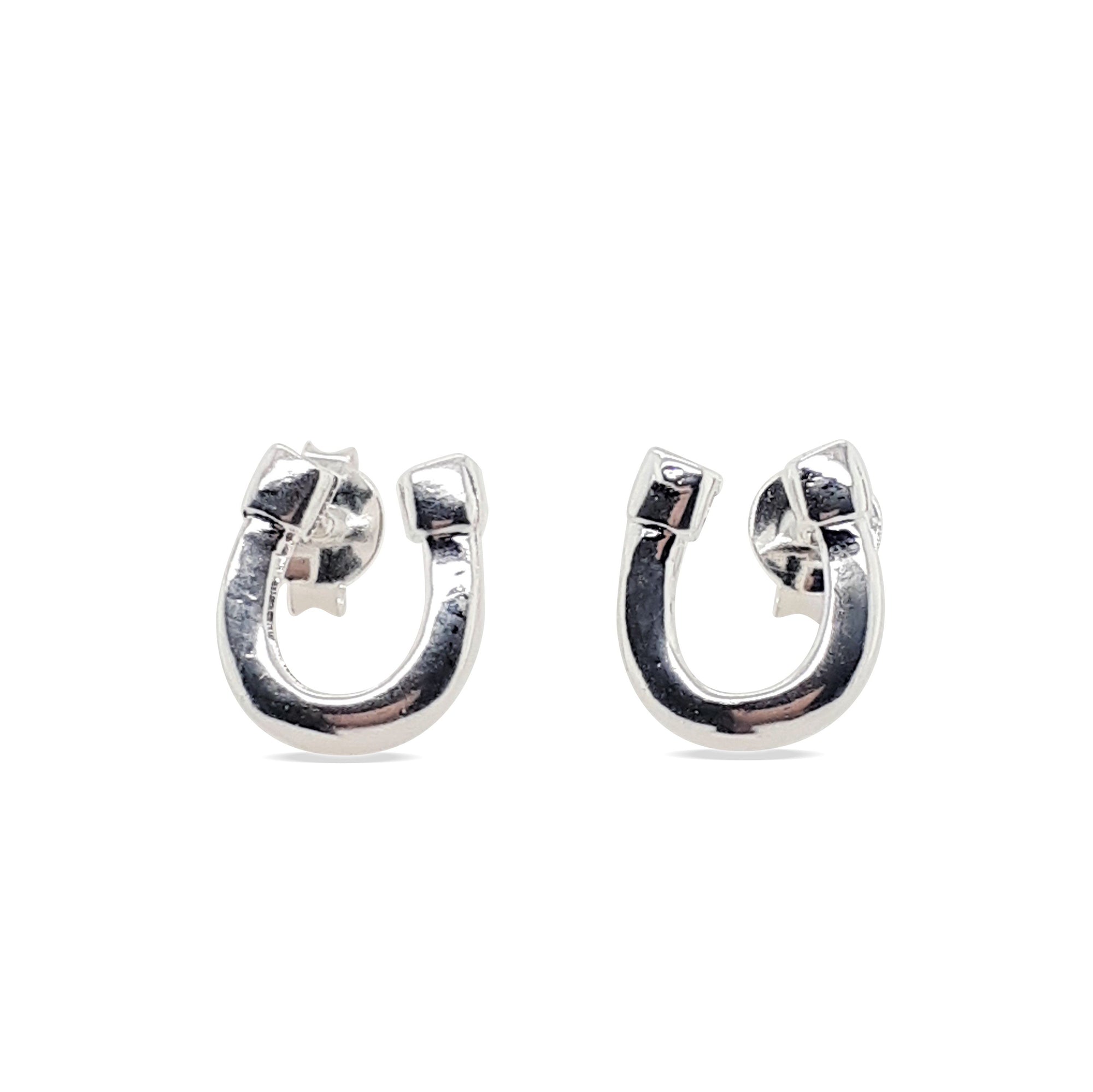 Mountain Creek Jewellery - Earrings S/S Upright Horse Shoes