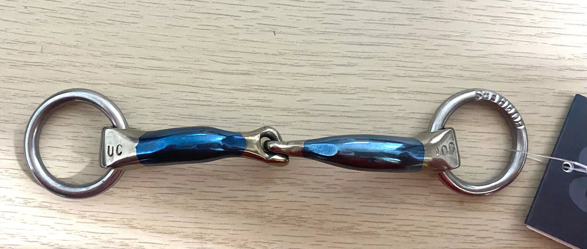 Bomber Bit Saddler Loose Ring Bradoon Ultra Comfy Lock Up B12