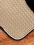 Mattes Euro Fit Dressage Pad with Black Sheepskin and Vanilla/ White Pipping