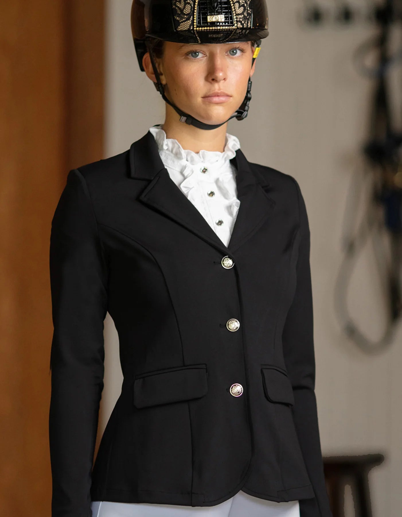 Giddy Up Girl Cleo Black Stretch Show Jacket