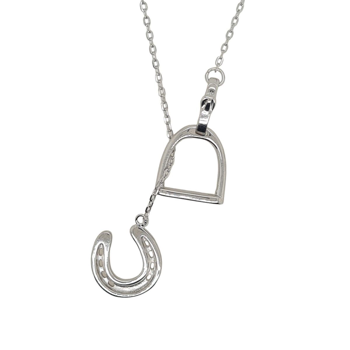 Horseshoe Pendant Lariat