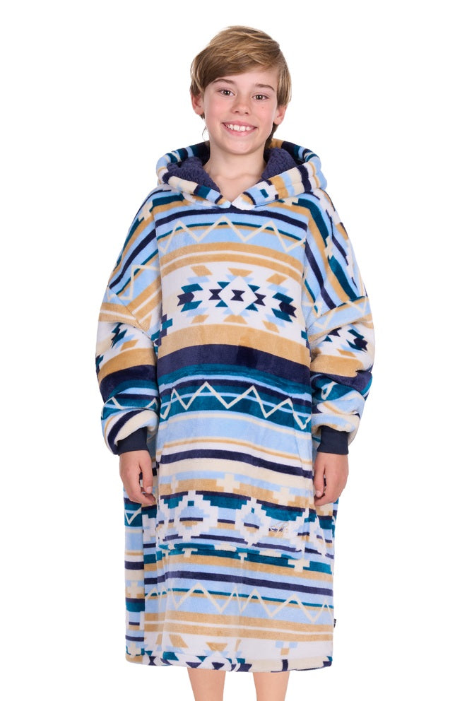 KIDS AZTEC SNUGGLE HOODIE