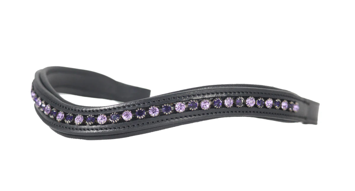 Flexible Fit - Purple Crystal Mid Thin Wave Browband.