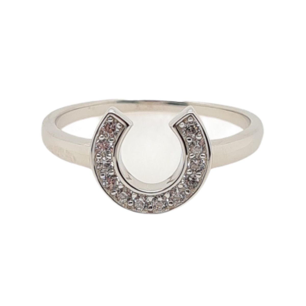Mountain Creek Jewellery - Ring S/S CZ Horseshoe