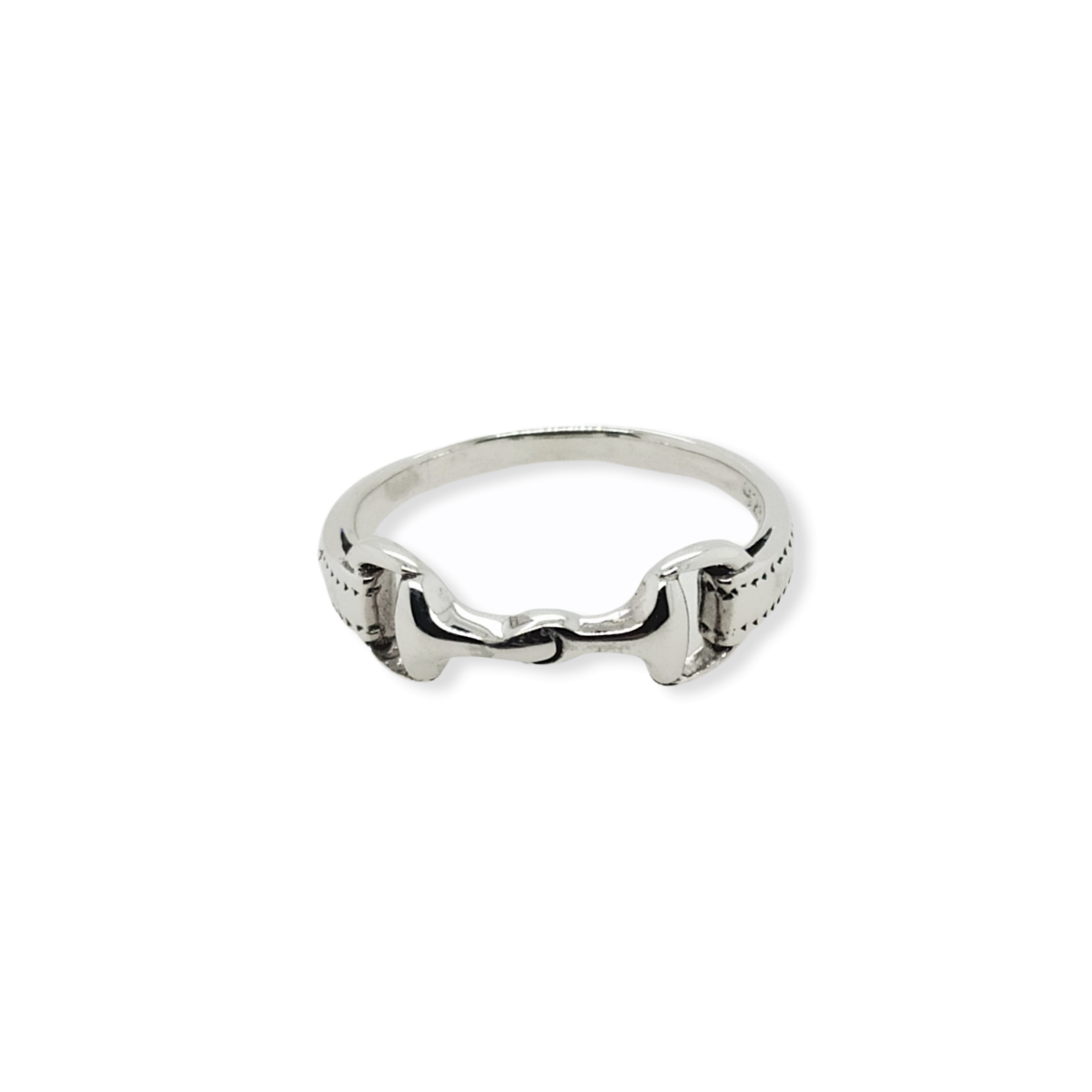 Mountain Creek Jewellery - Ring S/S Double Horse Bit Band