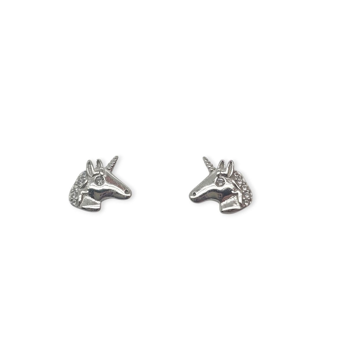 STUDS S/S CZ UNICORN