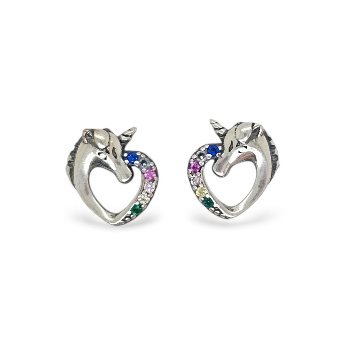 Unicorn Studs Multi Coloured Cubic Zirconia