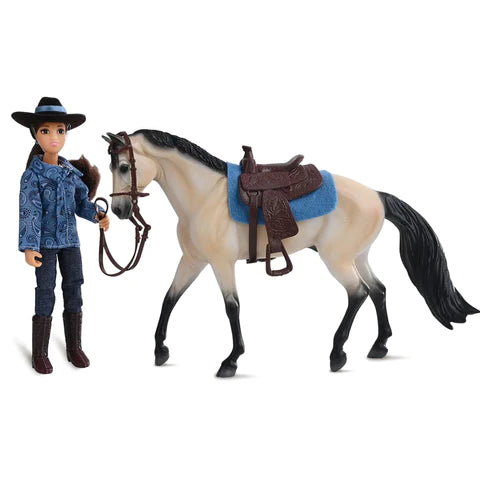 BREYER FREEDOM WESTERN HORSE/RIDER