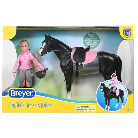 Breyer Freedom Logan & English Rider Lauren