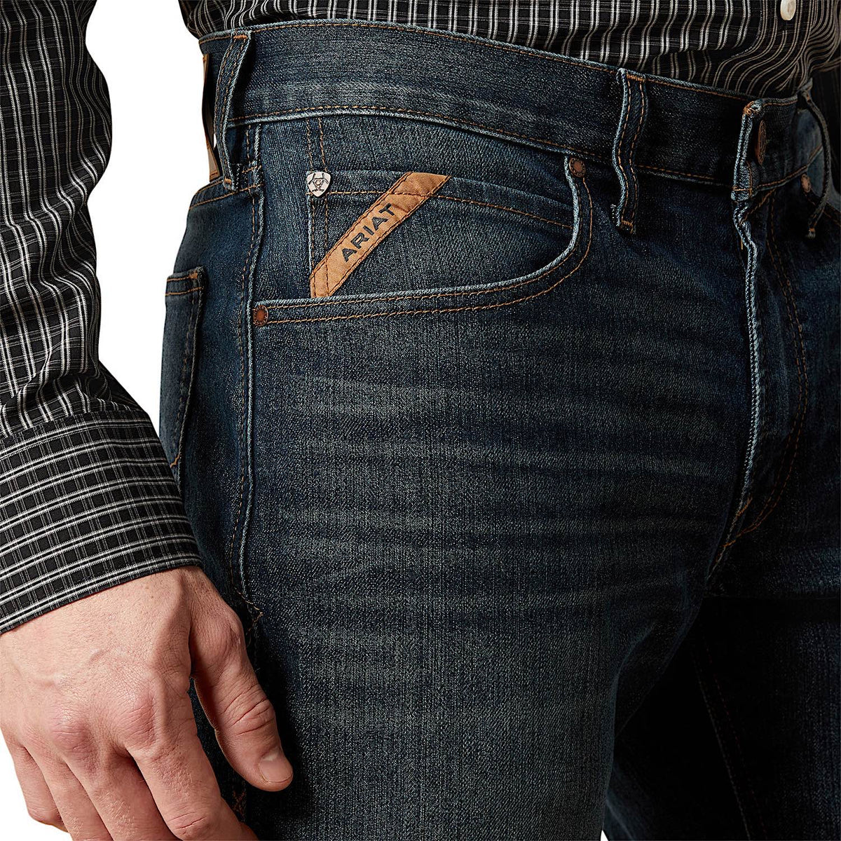 Ariat mens M4 Bootcut Jeans Elias Atlas