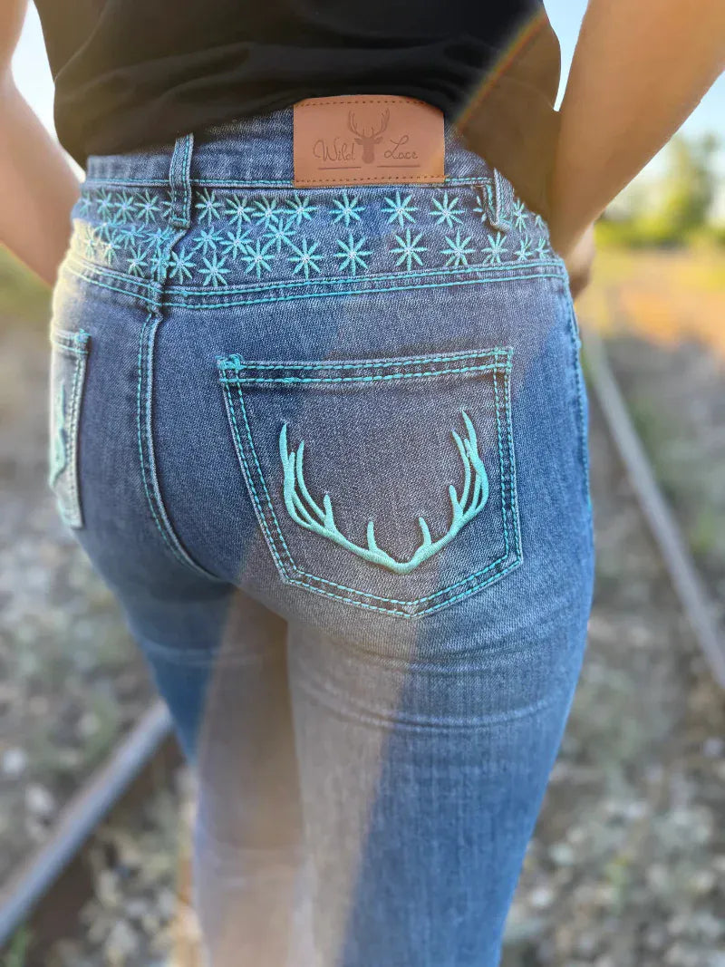 Wild Lace Baroness Trouser Jeans