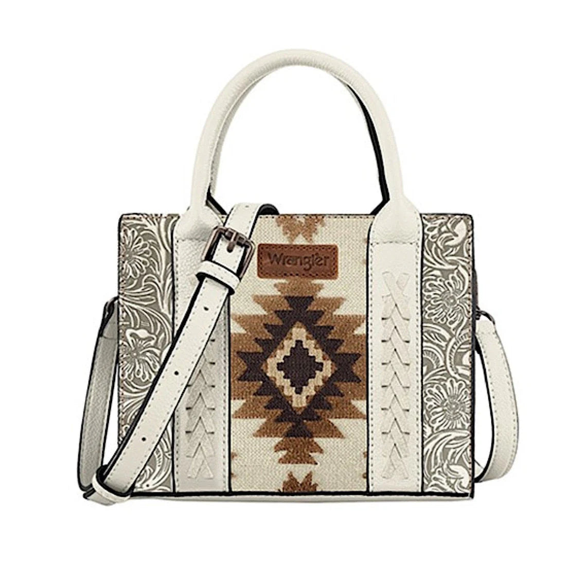 Wrangler - Aztec Tooled Crossbody Bag