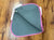 Mattes Square Royal Blue All Purpose Pad with Rose Sheepskin and Binding