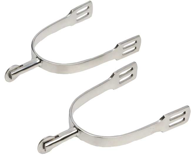 Dressage Spurs with Disc Rowel