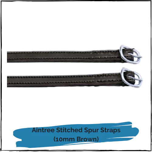 Aintree 10mm Stitched Spur Straps
