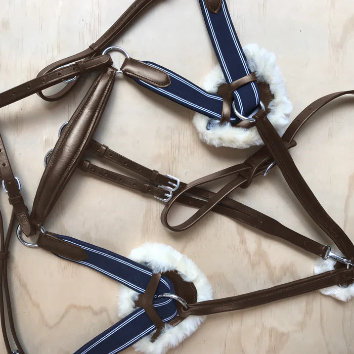 Antiqua 5-Point Leather Breastplate