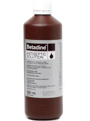 Betadine Solution.