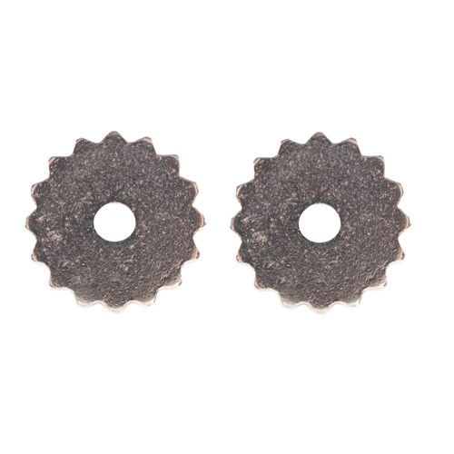 Nickel Plated Spur Rowels 1&quot;