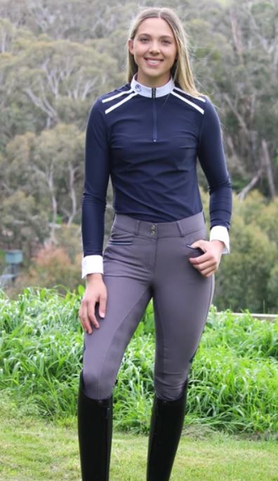 Bailey Tab Pocket Meryl Breeches Navy
