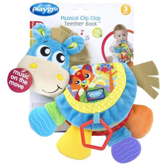 Musical Clip Clop Teether Book (Playgro)